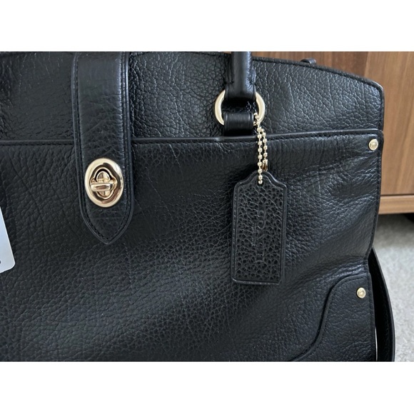 Coach Black Satchel Bag - Picture 5 of 10